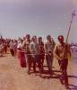 Photo with Joseph Doucette, Donald Marshall, Gordon MacDonald. St. Anne''s day, Membertou.1971 (Viola Christmas Collection)